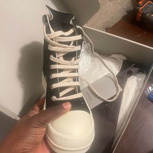 Rick Owens cargo sneakers